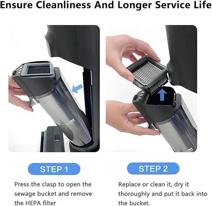 Compatible For TINECO 3.0 Spare Parts Floor Scrubber Roller Brush Filter Accessories Cordless Wet Dry Robot Vacuum Cleaner(D)