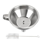 Stainless-Steel Funnel Resin Filter Cup for SLA/DLP/LCD 3D-Printer UV Double-Strainer Filter 3D-Printing Funnel Filter Strainer Resin