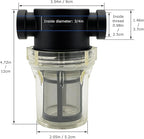 3/4" Female NPT in-Line Strainer with 100 mesh Stainless Steel Filter Screen (3/4“ 100 Mesh)