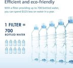 Waterdrop Faucet Water Filter, Replacement for Brita® Filter, Brita® Faucet 36311 On Tap Water Filtration System, FR-200, FF-100 Replacement Filter, White (4 Packs)