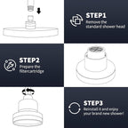 Replacement Filter Cartridge Compatible with Eskiin Shower Head - for Hard Water, Chlorine Removal (1 Pack)