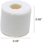 ALEGI Aquarium Premier Bulk Bio Ceramic Rings Filter Media for Fresh Water, Sea Water Fish Tank Canister Filter,Koi Fish Pond Reef Filter (4 lbs)