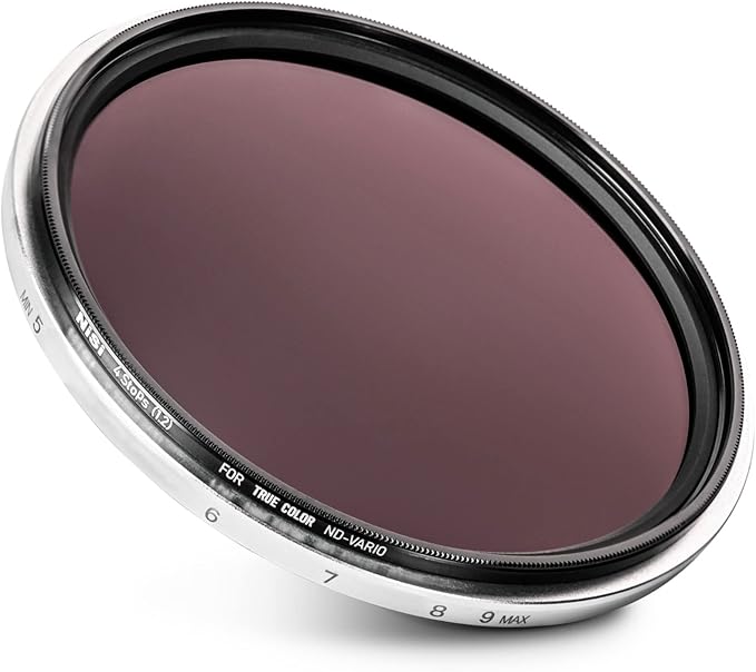 NiSi - 77mm Swift System VND Mist Kit, 1-5 Stop True Color Variable Neutral Density Filter, Swift Adapter Ring, Two Friction-Mounted Filters (ND16 4-Stop, Black Mist 1/4), Photography and Videography
