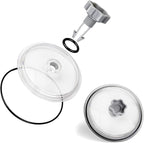 11480 Leaf Trap Cover Compatible with Compatible with SF60110, SF70110, 26335EH and More, SF15110 Pool Leaf Trap Cover Lid with O-Ring Sand Filter Pump Replacement Parts with Air Release Valve