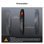 K&F CONCEPT 62mm Black Diffusion Mist Effect 1/4 & Variable ND2-32(1-5 Stops) & Circular Polarizing Filter CPL-in 1 Lens Filter with 18 Multi-Coatings for Camera Lenses (K-Series)