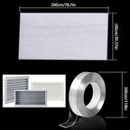 Air Vent Filter Kit, Electrostatic Vent Filter, Dust Control Vent Filter, Suitable for Air Ports, Range Hoods, Greenhouses, Etc