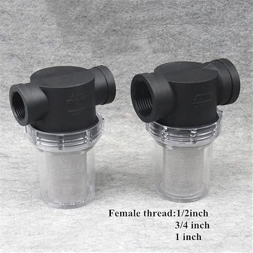 Heavy-Duty Inline Strainer Kit - 1/2 3/4 1 Inch High Pressure Filter for Farm Equipment & Garden Hose Systems(1/2")