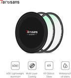 7artisans Nano Magnetic Filter UV Filter ND Light Reduction Filter/CPL Polarization Filter/GND Gradient Filter/Black Mist 1/4 Portrait Photography Filter Suitable for Lens(67mm Black Mist 1/4)