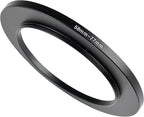 58-77mm Metal Step-Up/Down Ring Adapter Compatible with Mirrorless Cameras DSLR Lens, UV CPL ND Filter Thread Converter, Black