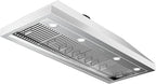 CT Copper Tailor Built-in Range Hood Insert Vent 48 Inch, 1150 CFM with 4-Speed Fan, LED Light, Dishwasher-safe Baffle Filter,Stainless Steel
