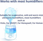 Nispira Mist Demineralization Cartridge Filter Replacement Compatible with Homedics Vick Total-Comfort Ultrasonic Humidifier | Prevents Mineral Deposit Hard Water White Dust | 12 Packs