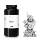 Rigid Pro 3D Printing Resin, High Stiffness & High Precision Engineering Resin, Designed for Detailed Models & Functional Parts for LCD/DLP/MSLA 3D Printers (Light Gray, 1KG)
