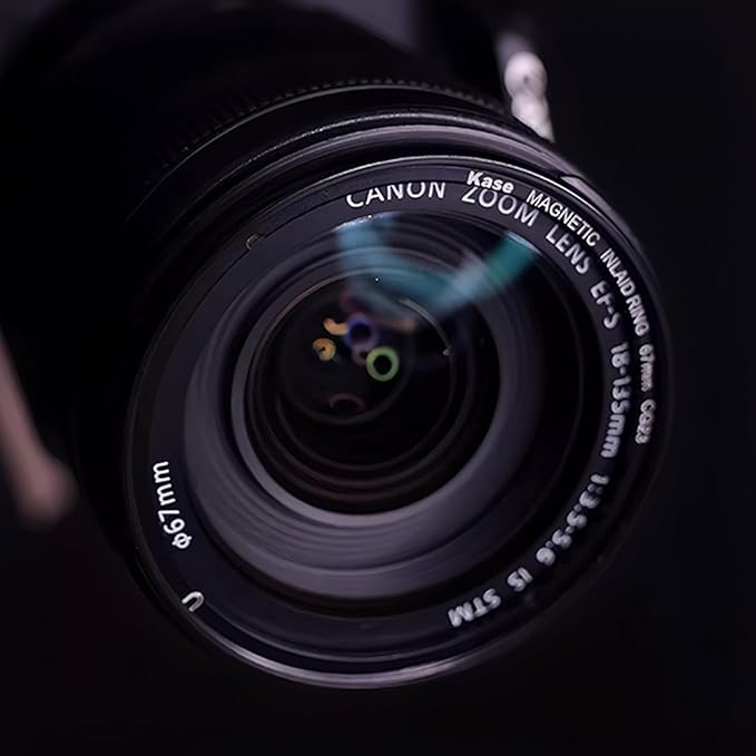 Kase 72mm Magnetic Adapter Ring, Aviation Aluminum 0.5s Snap-On Frame for CPL/ND/UV Filters, No Light Leak & Vignette, Ultra-Thin Stackable for DSLR Mirrorless Wide-Angle Vlog