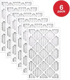 14x24x1 Furnace Filter MERV 11 PREMIUM ALLERGY Pleated Furnace Air Filter - Made in the USA - Box of 6 by AIRX FILTERS WICKED CLEAN AIR.