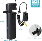TARARIUM 600GPH Cold Plunge Small Pool Filter with 24V DC Powerful Pump for or Up to 1000 Gal Cloudy Water Cleaner