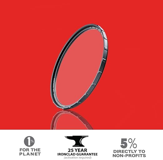 86mm X2 UV Filter for Camera Lenses - UV Protection Photography Filter with Lens Cloth - MRC8, Nanotec Coatings, Ultra-Slim, Traction Frame, Weather-Sealed by Breakthrough Photography
