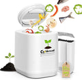 Electric Composter for Kitchen, Large Smart Compost Bin with 2 Carbon Filters, Quick Compost Maker Turn Food Waste to Fertilizer,Odorless/Auto-Clean/Out-Indoor,2025 Newer Home Countertop Compost Gifts