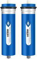 Membrane Solutions 400 GPD RO Membrane, Reverse Osmosis Membrane, RO Membrane Replacement, Reverse Osmosis Filter Replacement for Under Sink Home Drinking RO Water Purifier System (2 PACK)