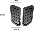 Car Hood Scoop Air Intake Vents Compatible For Hyundai Ix35 Solaris Compatible For Renault Captur Compatible For Kia And Sportage 4(Blue)