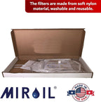 MirOil B22FS Fryer Oil Filter Bag & Frame Combo, Extends Life, Polish Hot & Cold Cooking Oil for Filtration for Deep Fryers, Fits on Top of Fryer Filter Pot, Pail and Storage Container for Restaurants