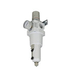PneumaticPlus SAW600-N06BG-MEP Compressed Air Filter Regulator Piggyback Combo 3/4" NPT - Metal Bowl, Manual Drain, Bracket, Gauge