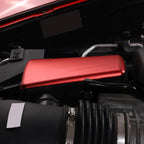 PIUGILH Engine Air Filter Heat Shield Cover Fit for Corvette C6 2005-2013, Aluminum Alloy Engine Air Intake Air Filter Heat Shield Decorative Cover Protection Cover Trim