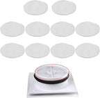 Air Filter G3 for Helios ELF-DLV 125, 10 Pack, 110 mm Diameter, Synthetic PET Fiber, Coarse Dust Retention, for ISO Coarse 50%, F1F1K1 Fire Rating, Up to 100°C