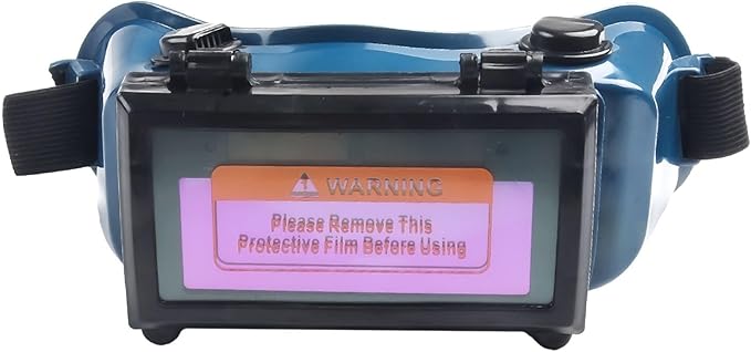 Auto Darkening LCD Welding Lens for MIG for TIG for MMA, Solar Powered Welding Eyepiece with DIN3-11 Shade, 108x50mm Filter, PVC+LCD Glass, for Protection During Grinding and Cutting