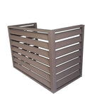 Freestanding Louvered Space Divider, outdoor garbage can enclosures, balcony air conditioning privacy cover, durable, noise reduction, suitable for gardens, balconies, walls, courtyards ( Color : THRE