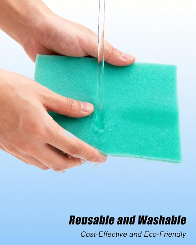 Foam Air Filter Material Sheet Fit for Uni Filter-BF-1 BF1 Filter 12" x 16" x 5/8" Most Motorcycles ATV Scooters Off-Road Motorcycles UTV, Cuttable and Reusable