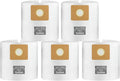 for Shop Vac Bags 3 Gallon, Type C - 90669 9066900 9066933 Vacuum Cleaner Disposable Collection Filter Bags 5 PCS