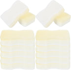Yardwe 15Pcs Lamp Shade Cleaner Sponges Set, Dry Fabric Cleaning Sponge with Soot Remover for Lampshade Dust, Pet Hair, Curtain and Craft Surface Cleaning