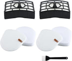 VIEWALL Filter Replacement for Shark ZU560 ZU561 ZU562 ZU572 UV650 UV725 ZU660 CU530 UV730 Rotator Navigator Zero-M Lift-Away Speed Upright Vacuum, Part XFFK560 XHEPA560, 2 HEPA, 2 Foam & Felt Filter