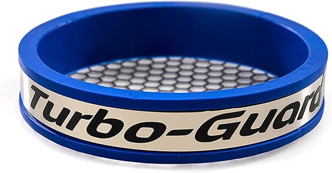 Ultra 4" Stainless Steel Turbo Air Filter – One-Piece Car Air Filter Screen for T3 T4 & T5 Turbo Kit - High-Performance Turbo Racing (Blue)