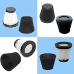3 Pack F117 Scorption Filter Compatible with Dirt Devil Scorpion Models SD20005RED SD30025B BD22025, Compare to Part# AD40117 (3 Pack Hepa Filter & 6 Pack Sponge Filter)