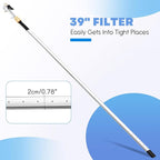 39" Air Filter, Radiator Cleaning Wand for High Efficiency Cooling Systems and Radiators, Air Cleaning Wands for Blow out Wash out Kit, Home Car Truck Power Washer Wand