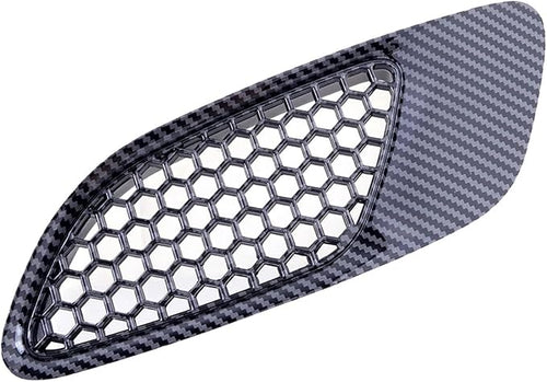 1 Pair Car Front Bonnet Hood Vent Air Intake Cover Compatible With BMW E90 E91 E92 E93 M3 2007-2011 2012 2013 Carbon Fiber Look