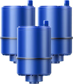 3 Pack Water Filter Replacement Compatible with All PUR®, PUR®PLUS Faucet Filtrat-ion Systems, Pur® RF-9999® Faucet Water Filter, High Efficiency Filtration and 18-Month Value, NSF Certified, Blue