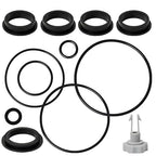 Sand Filter Pump O-Ring Replacement Kit (12-Piece) - Compatible with Intex/Krystal Clear Models 26641EG, 28645EG & Part 25013 Air Release Valve - Pool Filter Gasket Seals Set