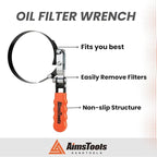 3005 Automotive Universal Oil Filter Swivel Removal Wrench - 3 15/16 Inches to 4 3/4 Inches (100mm to 120mm) for Car Repair Tools