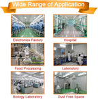 INTBUYING Air Flow Clean Bench Vertical Laminar Flow Hood Dust Free Room Workshop 110V Aluminum Blade Fan with HEPA Filter Dust Free Work 47.2x23.6x29.1in for Phone LCD Repair Laboratory Using