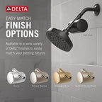 Delta Faucet Clarifi Standard Shower Filter Attachment Satin Nickel with Additional Filter Cartridge