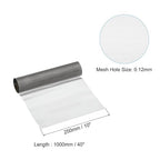 PATIKIL 40" L x 10" W Woven Wire Mesh, 120 Mesh 316L Stainless Steel Air Vent Filter Screen for Window Security Vent Cover Filtration Animals Fence