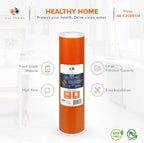 Aquaboon 20x4.5" Whole House Water Filter Cartridge – Premium KDF Heavy Metal & Chlorine Removal – Fits DB20P Housings 2 Pack