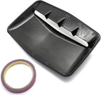 Universal Car Hood Scoop Air Flow Intake Decorative Turbo Bonnet Vent Cover Compatible For Audi And BMW Compatible For VW And Civic(Carbon look)