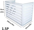 Multifunctional Aluminum Shutter Privacy Fence, Mini Split Cover for External Units, freestanding Enclosure to Cover Garbage Or Units, Noise Reduction, Suitable for Garden, Balcony, Outdoor ( Color :