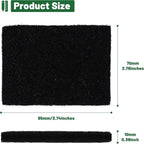 Compost Bin Odor Filters for Food Compatible with Joseph Compost Bin Waste Caddy Replacement Rectangle Activated Carbon Filters for Indoor Kitchen Compost Bucket (Pack of 7)