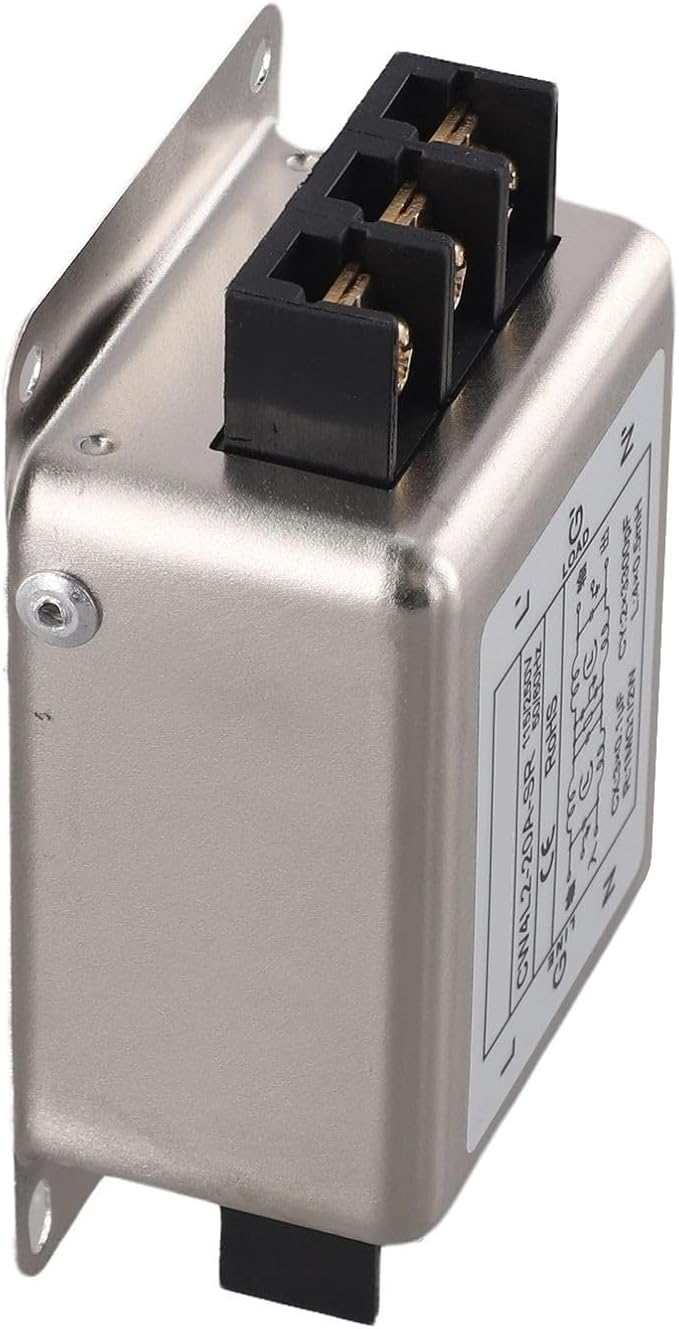 Single-Phase 2-Stage Power Supply Filter Anti-interference With Alloy Shell For CW4L2 Models Electrical And Electronic Equipment(20A)
