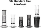 AeroPress Coffee Maker White Paper Micro-Filters, Compostable Coffee Filters Made From White, Chlorine-Free Paper, Fits Standard Size AeroPress Manual Coffee Makers, 350 Count