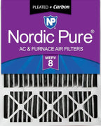 Nordic Pure 20x25x5 (Actual Size: 19 3/4 x 24 3/4 x 4 3/8) Lennox X6673 X6675 Replacement Air Filter MERV 8 + Carbon 1 Pack